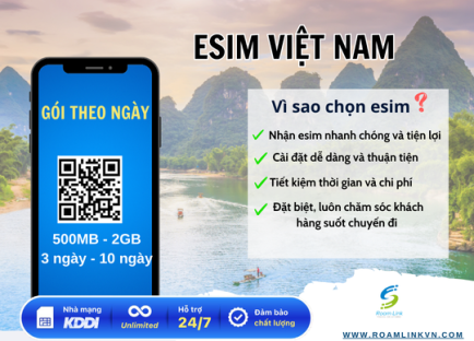ESIM Việt Nam - Gói Theo Ngày