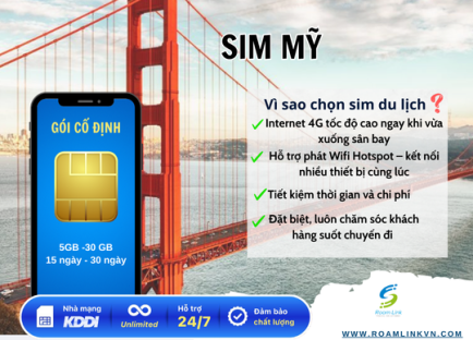 Sim Mỹ  - Gói Cố Định