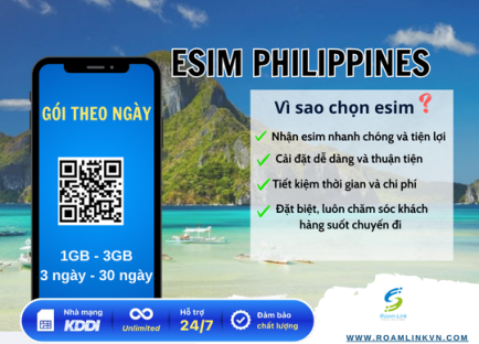 ESIM Philippines - Gói theo ngày
