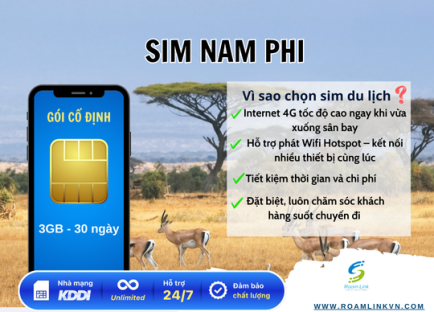 SIM Nam Phi: Gói Cố Định