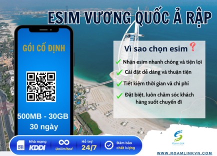 Esim Vương Quốc Ả Rập: Gói cố định