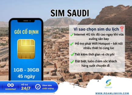 Sim Saudi: Gói cố định